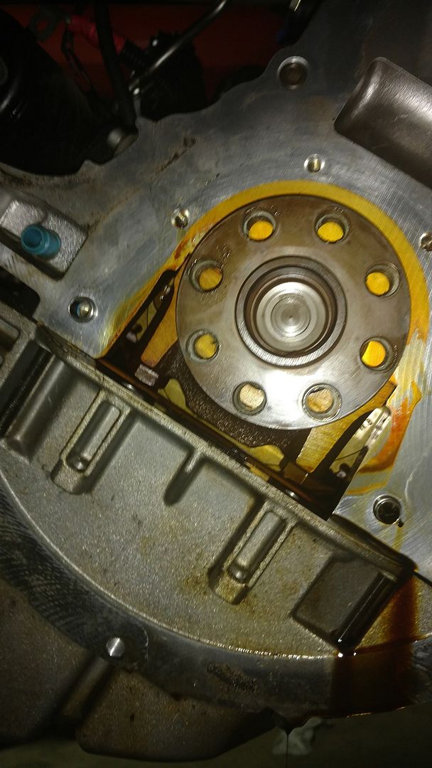 First Time 05 BMW 325i E46 Rear Main Seal Leak (I think)